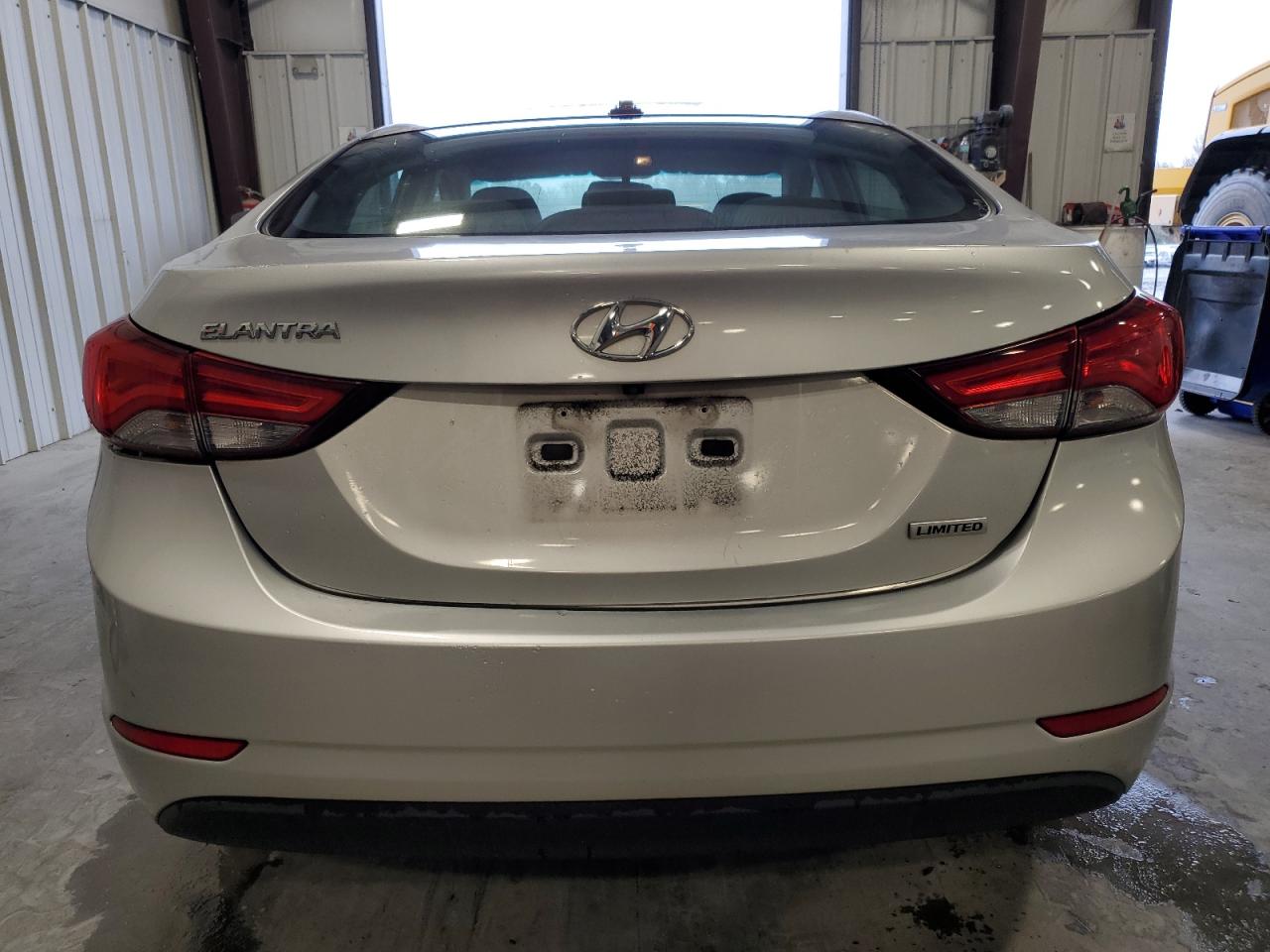 2014 Hyundai Elantra VIN KMHDH4AEXEU201797 Copart auction photo, front end / rear end damage thumbnail 6