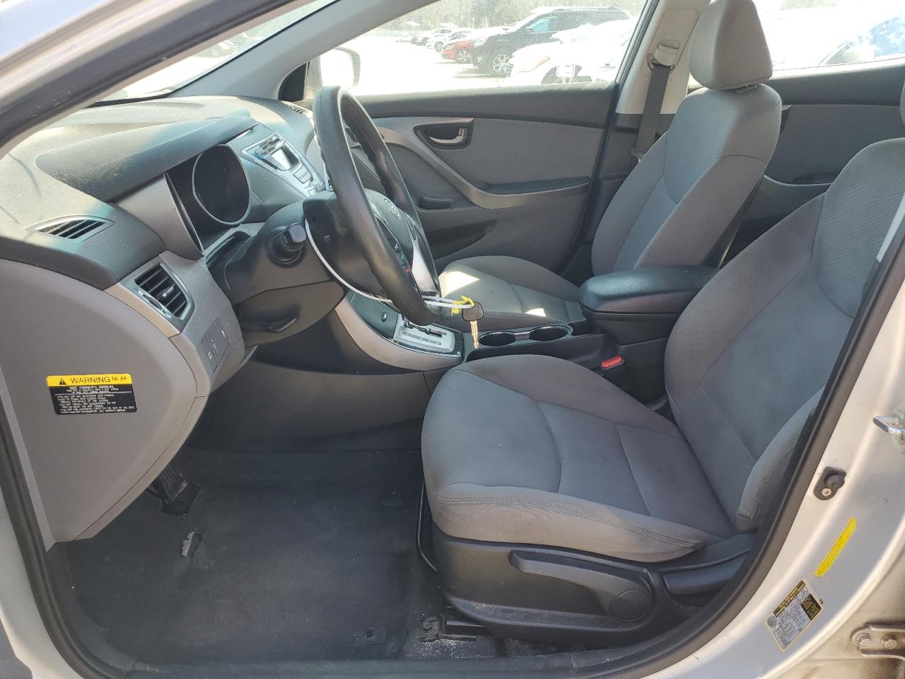 2012 Hyundai Elantra VIN KMHDH4AE1CU432004 Copart auction photo, front end damage thumbnail 7