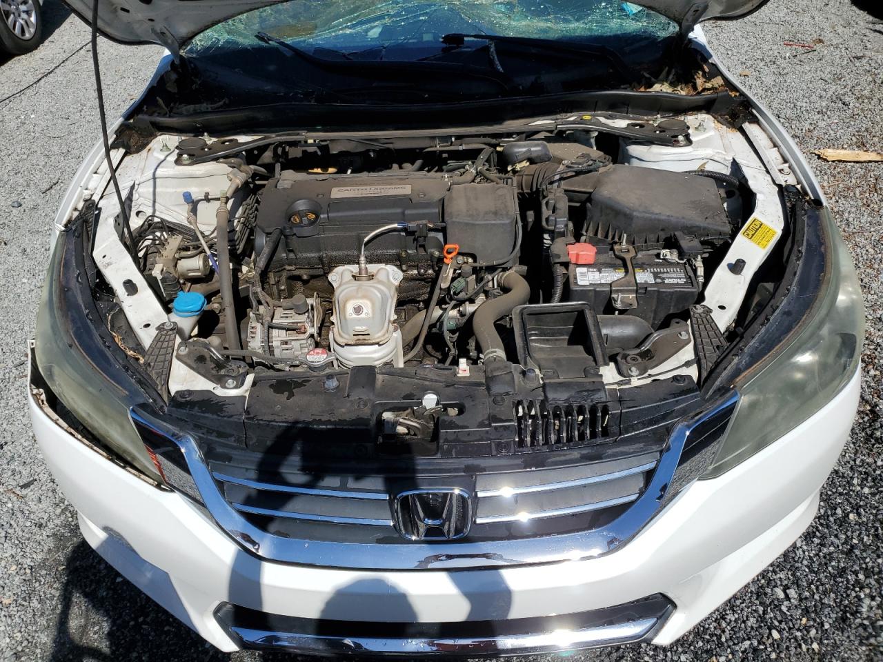 2014 Honda Accord VIN 1HGCR2F87EA180897 Copart auction photo, top/roof damage thumbnail 11
