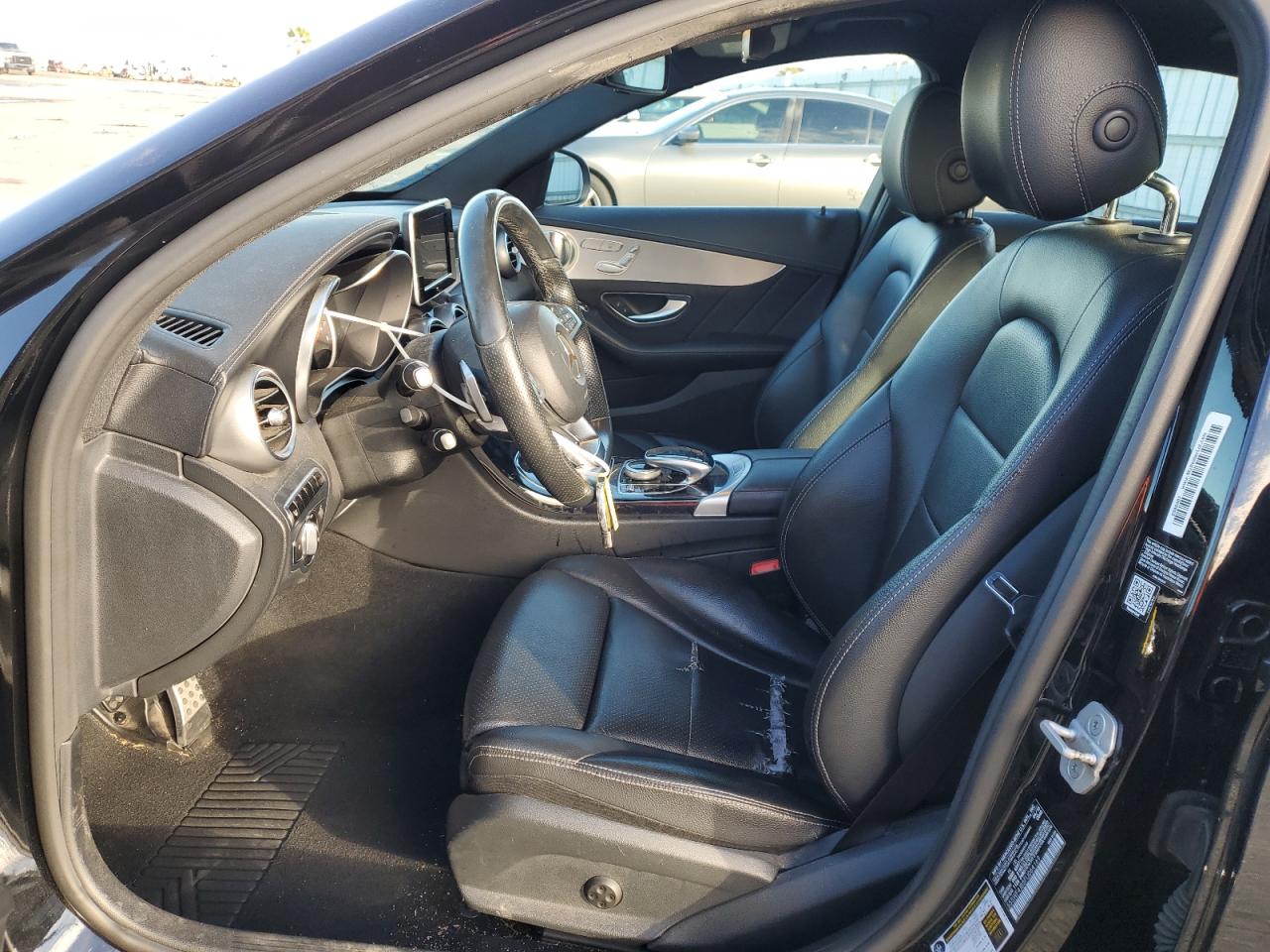 2015 Mercedes-Benz C-klasse VIN 55SWF4JB5FU064169 Copart auction photo, rear end damage thumbnail 7