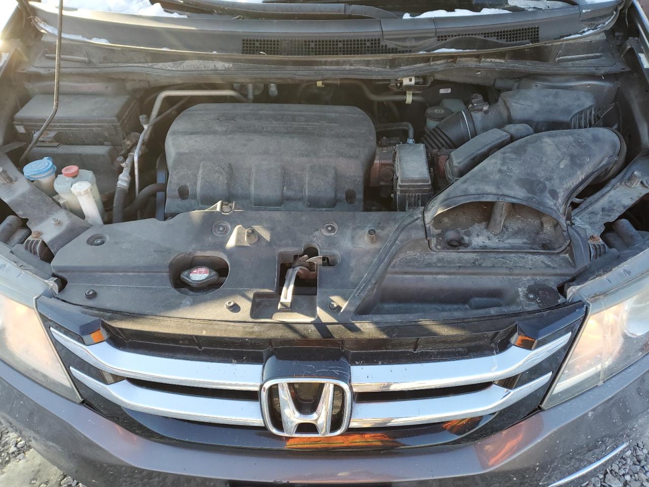 2014 Honda Odyssey VIN 5FNRL5H64EB025190 Copart auction photo, side damage thumbnail 12