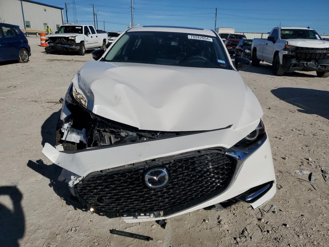 2021 Mazda 3 VIN JM1BPBAYXM1331477 Copart auction photo, front end damage thumbnail 5