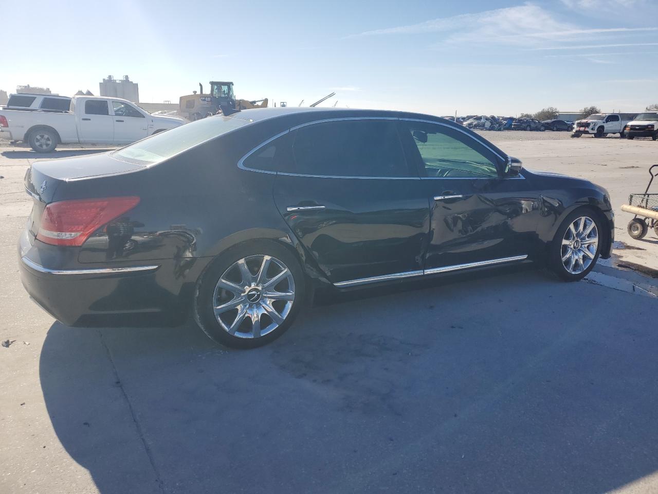 2011 Hyundai Equus VIN KMHGH4JF0BU042144 Copart auction photo, side damage thumbnail 3