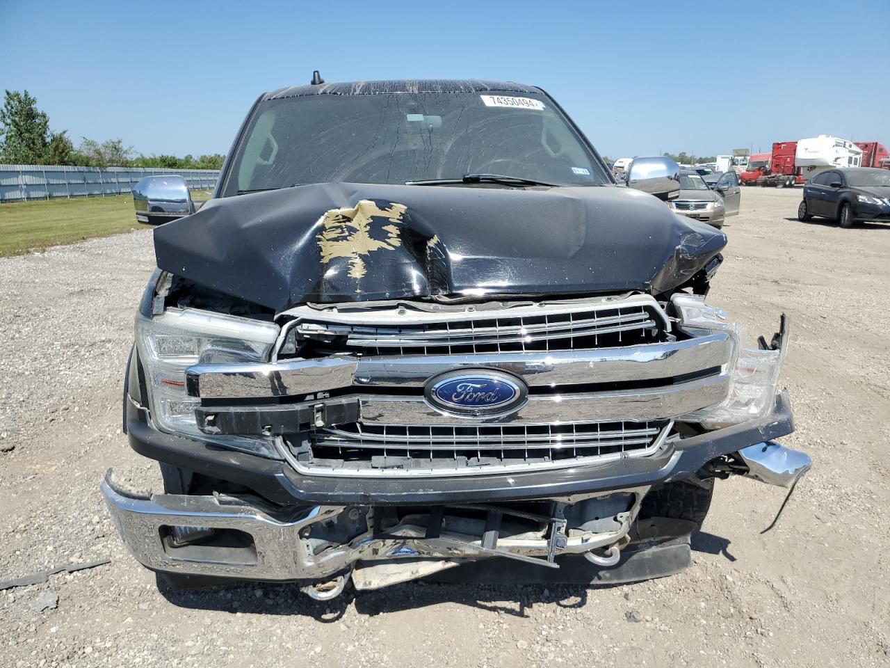 2019 Ford F-150 VIN 1FTEW1E45KKD12120 Copart auction photo, front end / side damage thumbnail 5