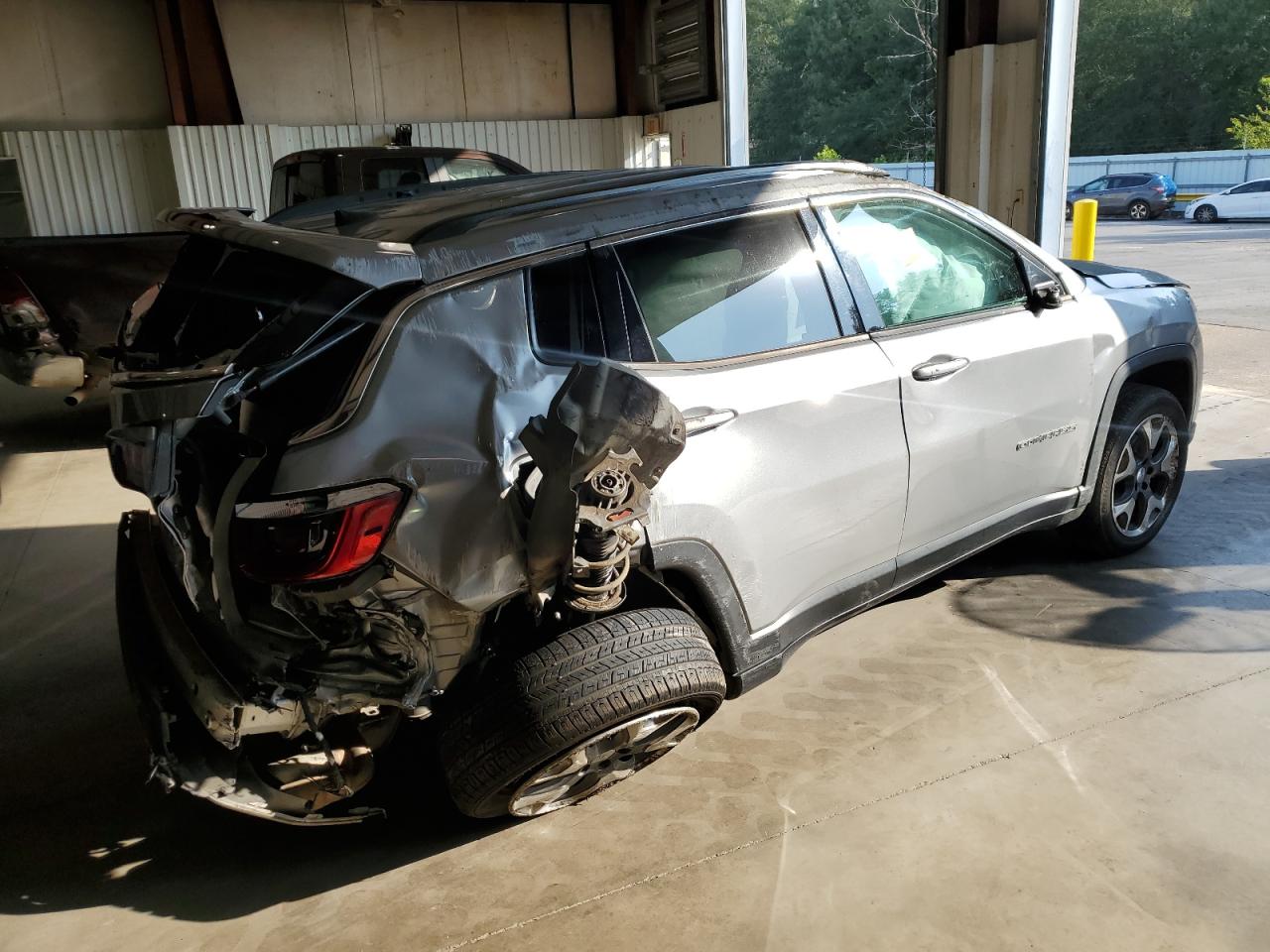 2021 Jeep Compass VIN 3C4NJDCB7MT511236 Copart auction photo, all over damage thumbnail 3
