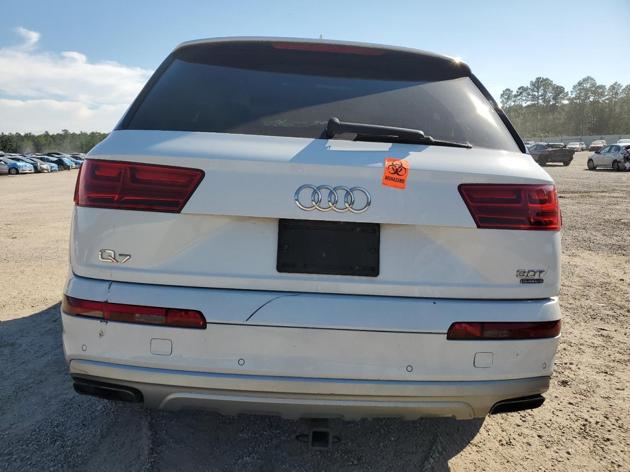 2017 Audi Q7 VIN WA1VAAF73HD015023 Copart auction photo, all over damage thumbnail 6