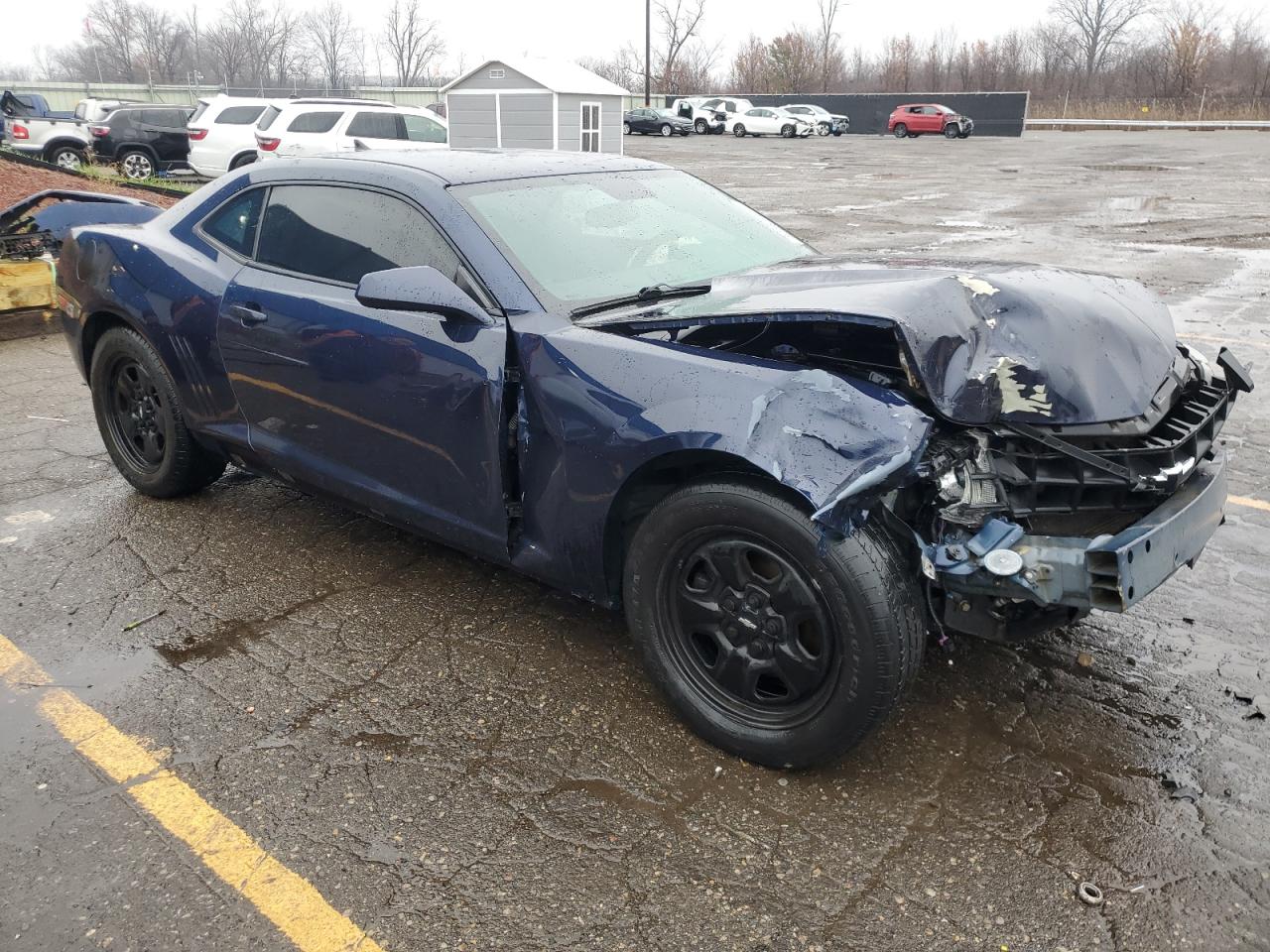 2010 Chevrolet Camaro VIN 2G1FE1EVXA9203693 Copart auction photo, front end / all over damage thumbnail 4