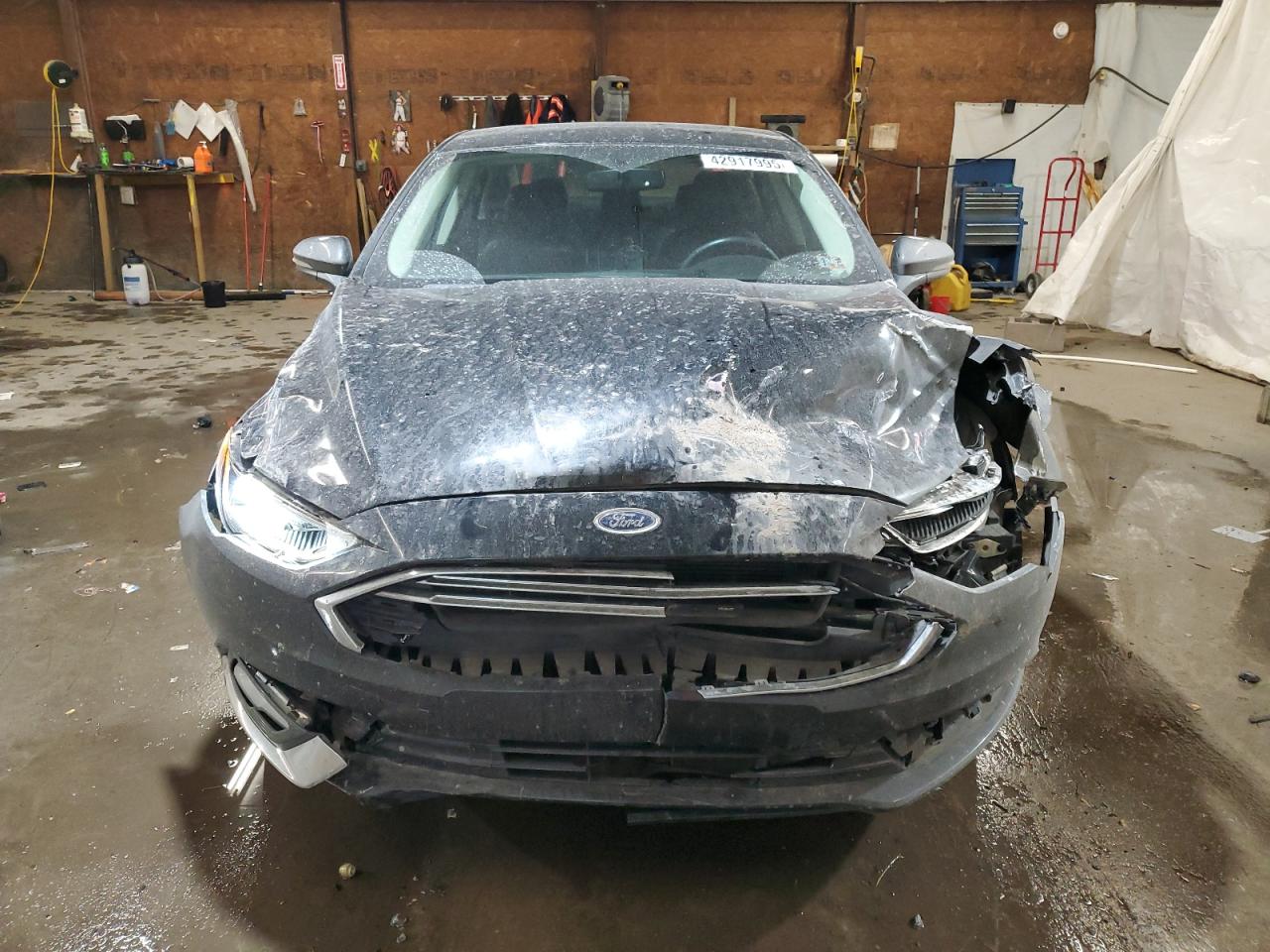2018 Ford Fusion VIN 3FA6P0D98JR188191 Copart auction photo, front end / side damage thumbnail 5