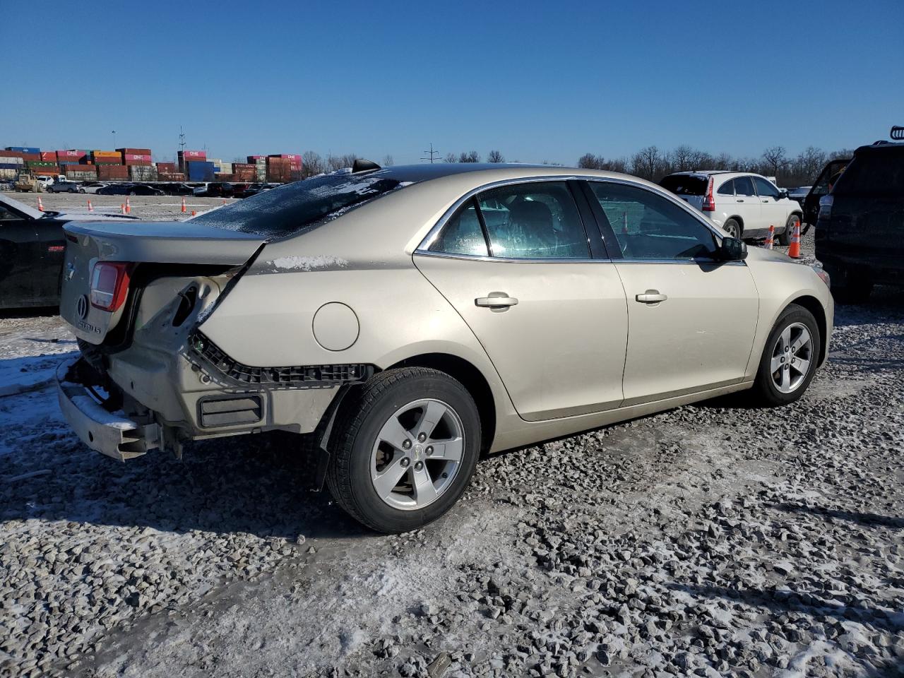 2014 Chevrolet Malibu VIN 1G11B5SL2EF117000 Copart auction photo, rear end damage thumbnail 3