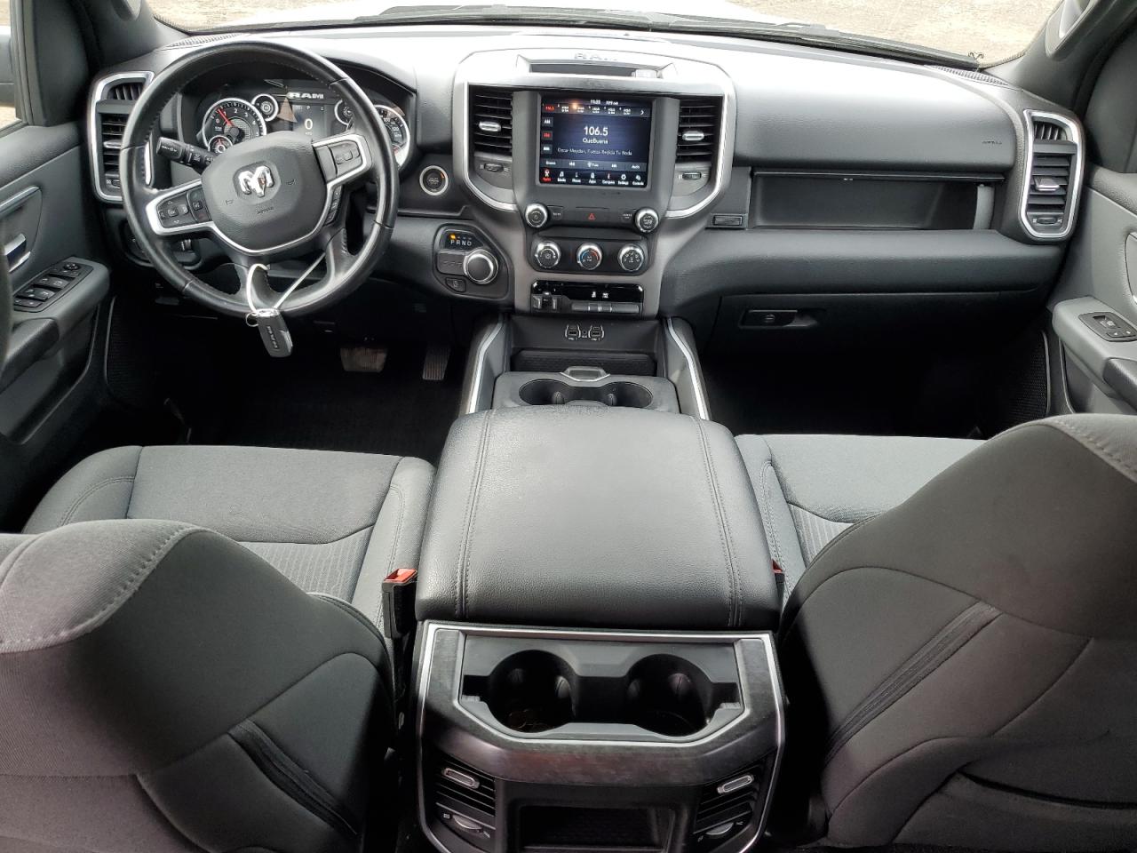 2021 RAM 1500 VIN 1C6RREFT4MN631569 Copart auction photo, rear end damage thumbnail 8