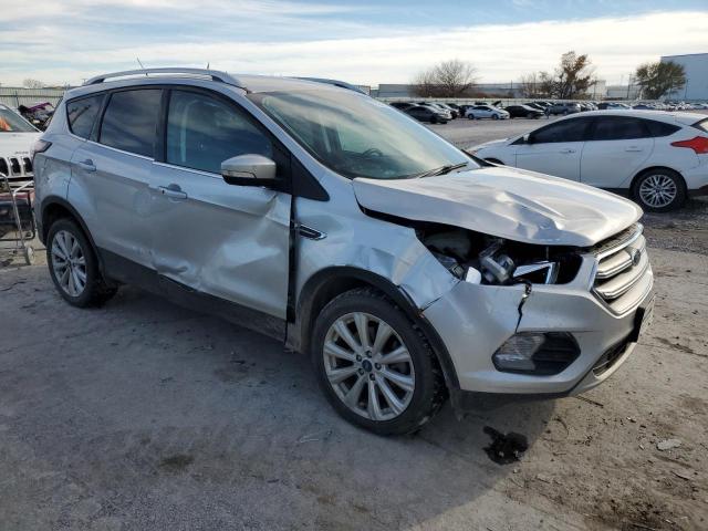 2017 Ford Escape VIN 1FMCU9J99HUE18253 Copart auction photo, front end / side damage thumbnail 4