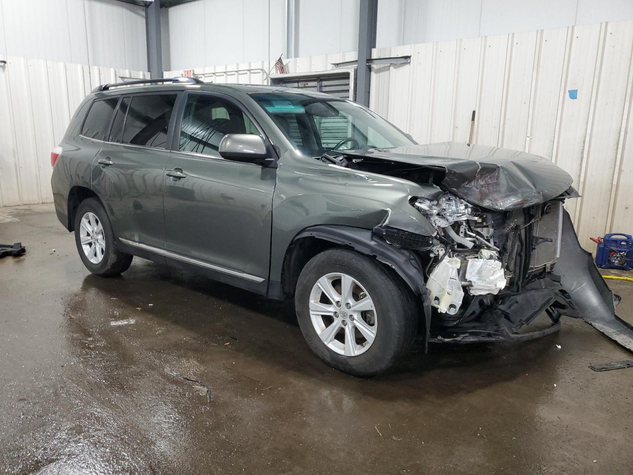 2012 Toyota Highlander VIN 5TDZK3EH4CS089090 Copart auction photo, front end damage thumbnail 4