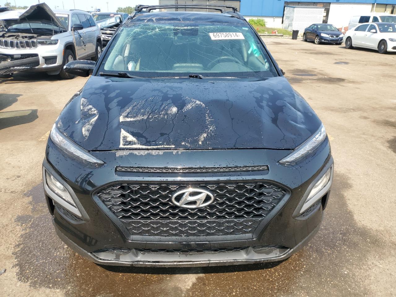 2020 Hyundai Kona VIN KM8K2CAAXLU519111 Copart auction photo, rollover damage thumbnail 5