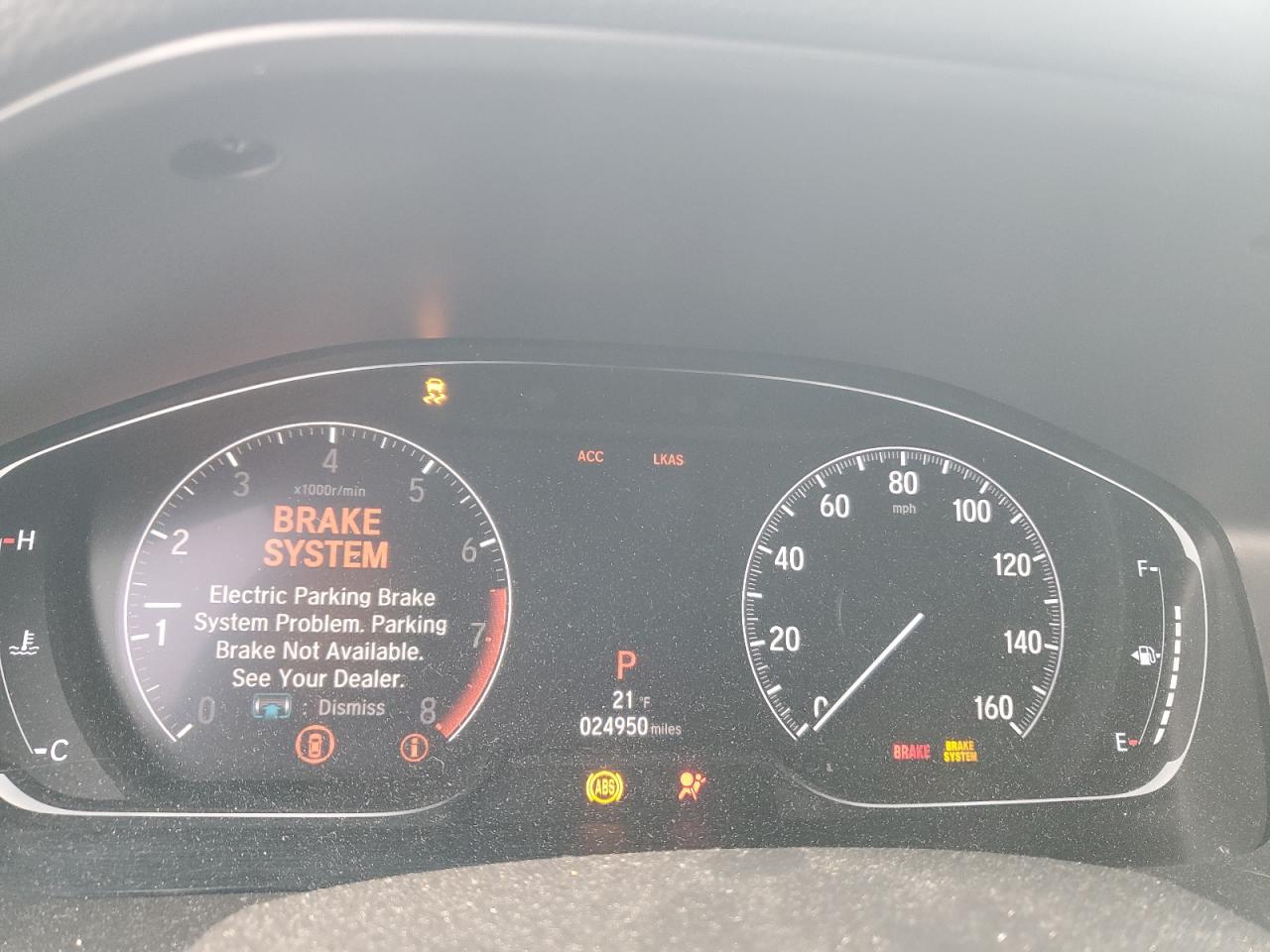2020 Honda Accord VIN 1HGCV1F35LA018581 Copart auction photo, side / front end damage thumbnail 9