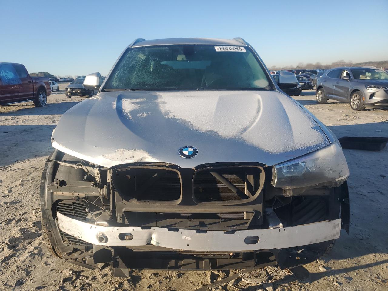 2017 BMW X3 VIN 5UXWZ7C55H0V86401 Copart auction photo, front end damage thumbnail 5