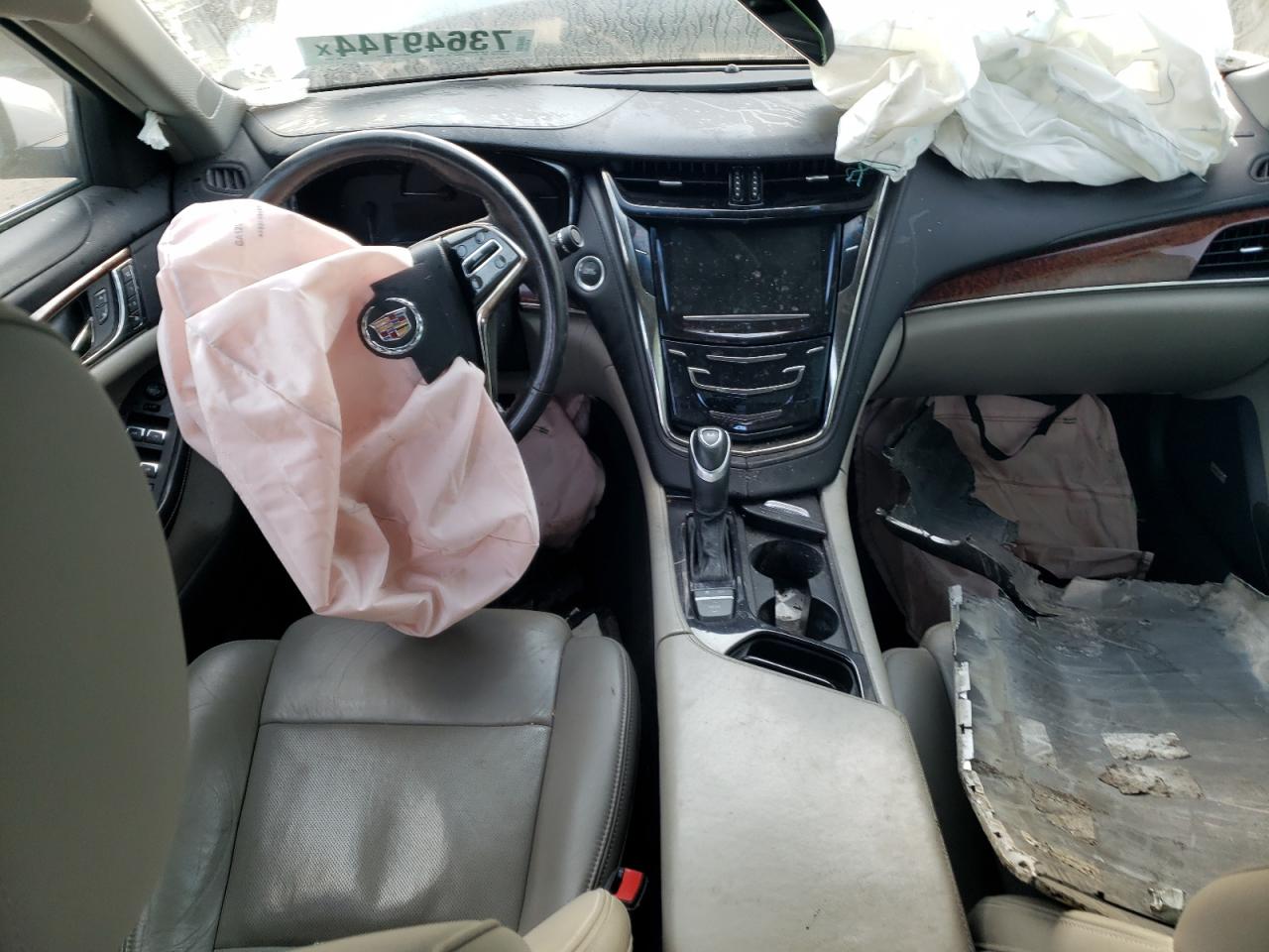 2014 Cadillac CTS VIN 1G6AX5SX6E0140605 Copart auction photo, all over damage thumbnail 8