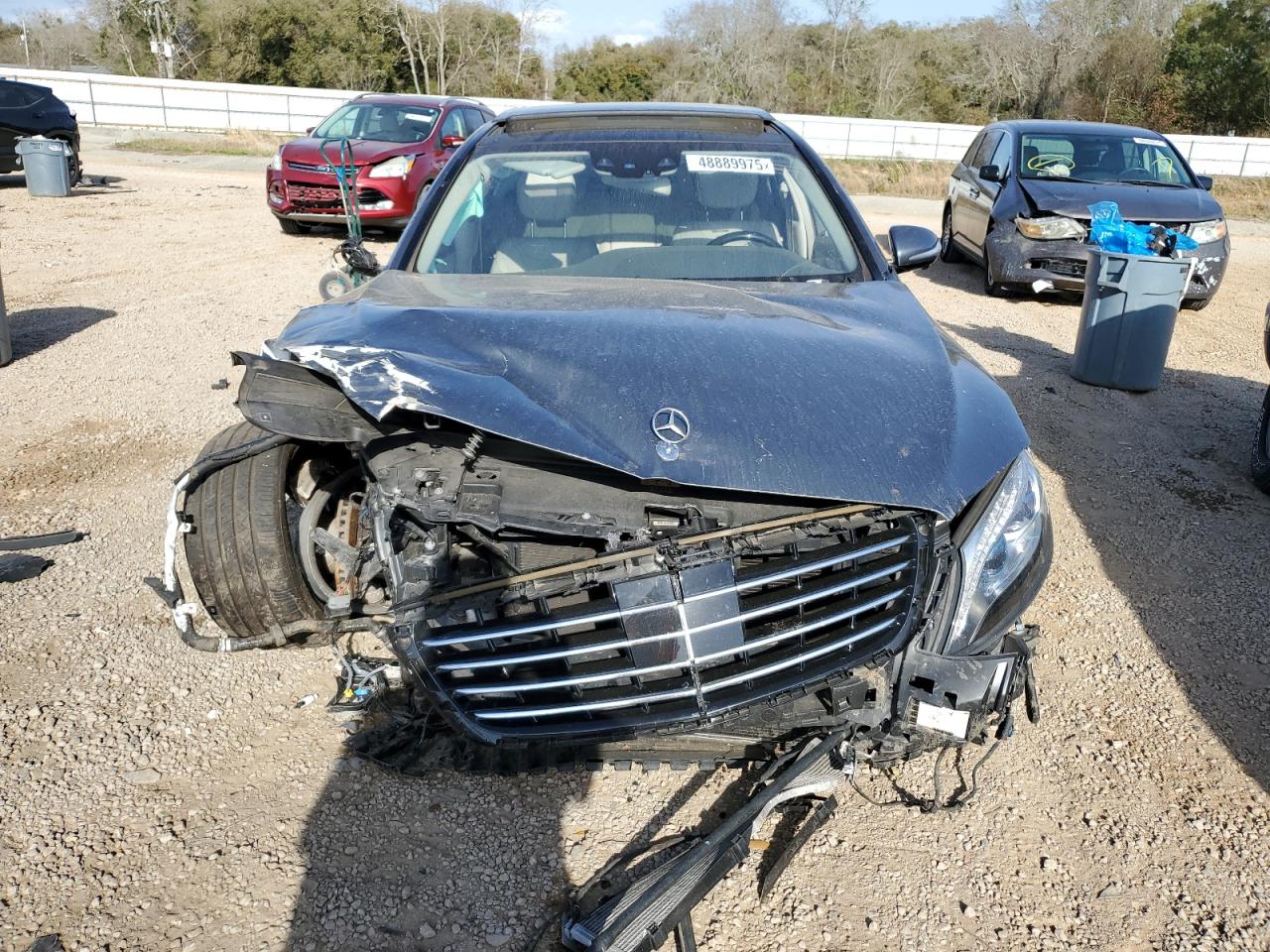 2017 Mercedes-Benz S-klasse VIN WDDUG6DB2HA294721 Copart auction photo, all over damage thumbnail 5