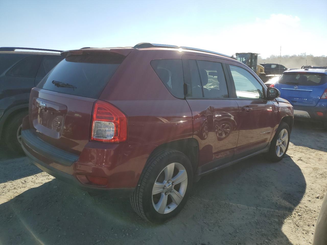 2012 Jeep Compass VIN 1C4NJCBB2CD631834 Copart auction photo, side damage thumbnail 3