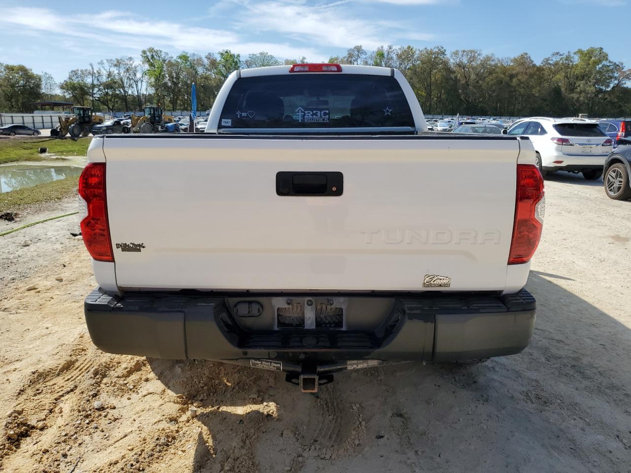 2016 Toyota Tundra VIN 5TFRM5F14GX096547 Copart auction photo, side / rear end damage thumbnail 6
