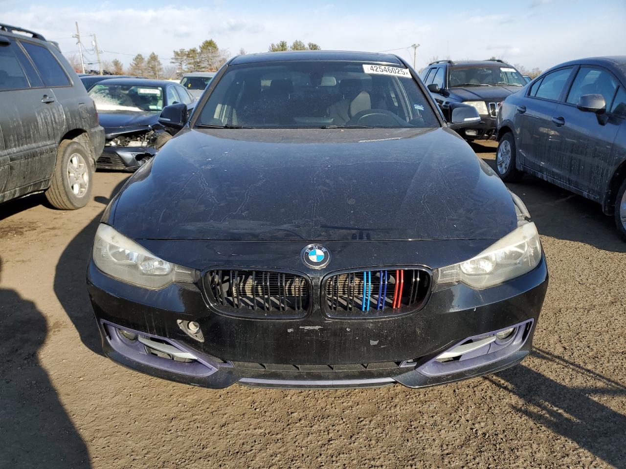 2013 BMW 3er VIN WBA3B3C59DF539765 Copart auction photo, front end / side damage thumbnail 5