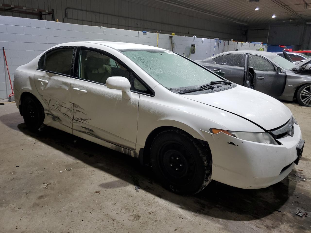 2008 Honda Civic VIN 2HGFA16598H510808 Copart auction photo, side / front end damage thumbnail 4