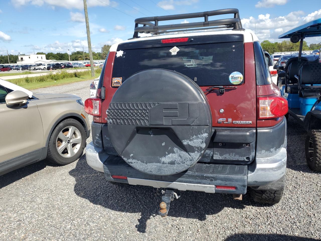 2011 Toyota FJ Cruiser VIN JTEBU4BF3BK106581 Copart auction photo, water/flood damage thumbnail 6