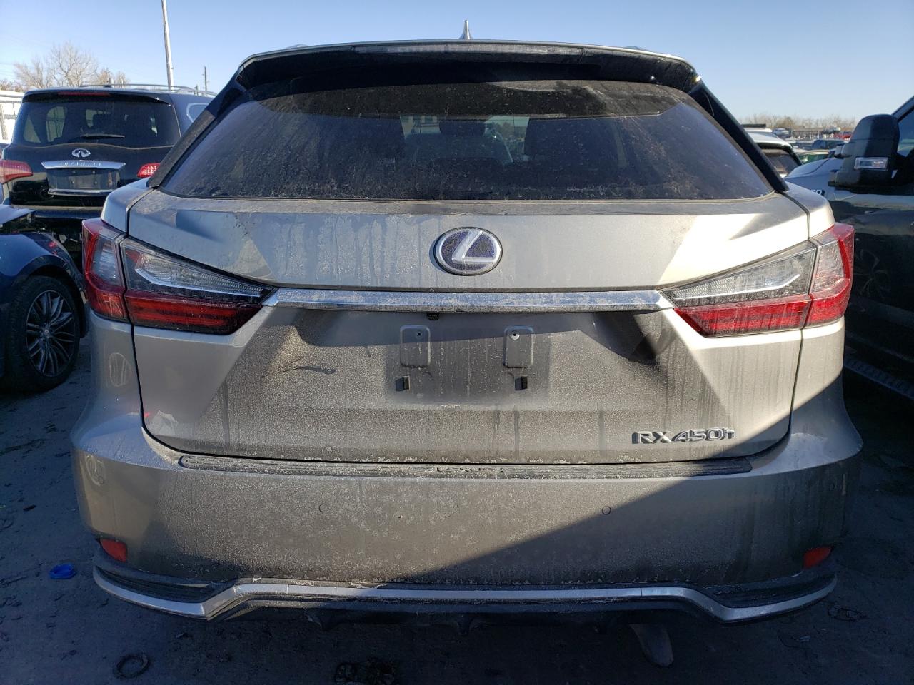 2021 Lexus RX VIN 2T2HGMDA7MC061541 Copart auction photo, front end / side damage thumbnail 6