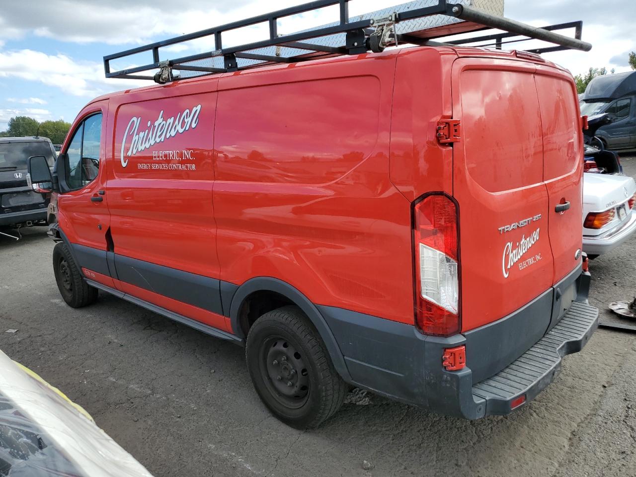 2016 Ford Transit VIN 1FTYR1YM2GKA85105 Copart auction photo, front end / side damage thumbnail 2
