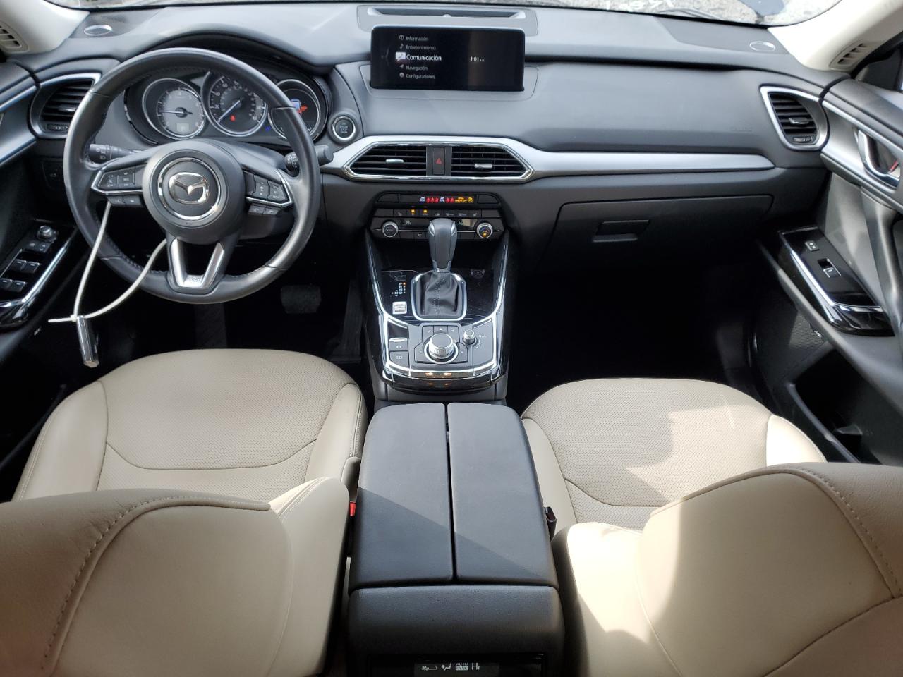 2022 Mazda CX-9 VIN JM3TCBCY5N0624439 Copart auction photo, top/roof damage thumbnail 8