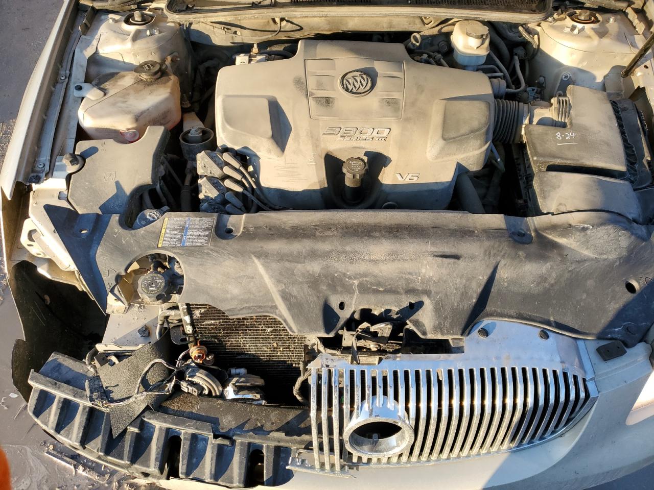 2008 Buick Lucerne VIN 1G4HP57208U111750 Copart auction photo, front end damage thumbnail 11