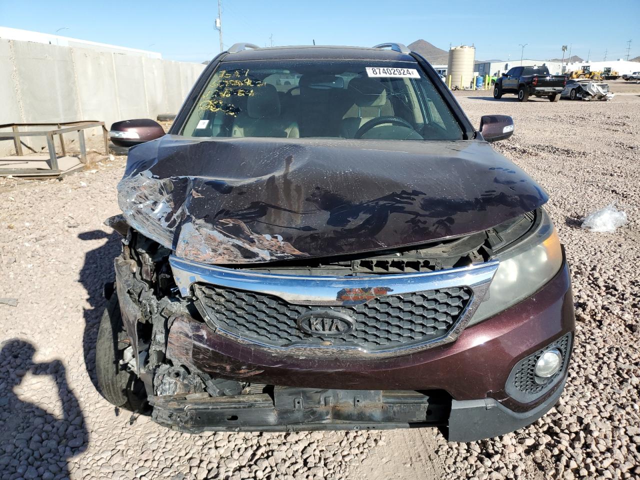 2011 KIA Sorento VIN 5XYKTDA27BG147324 Copart auction photo, front end damage thumbnail 5