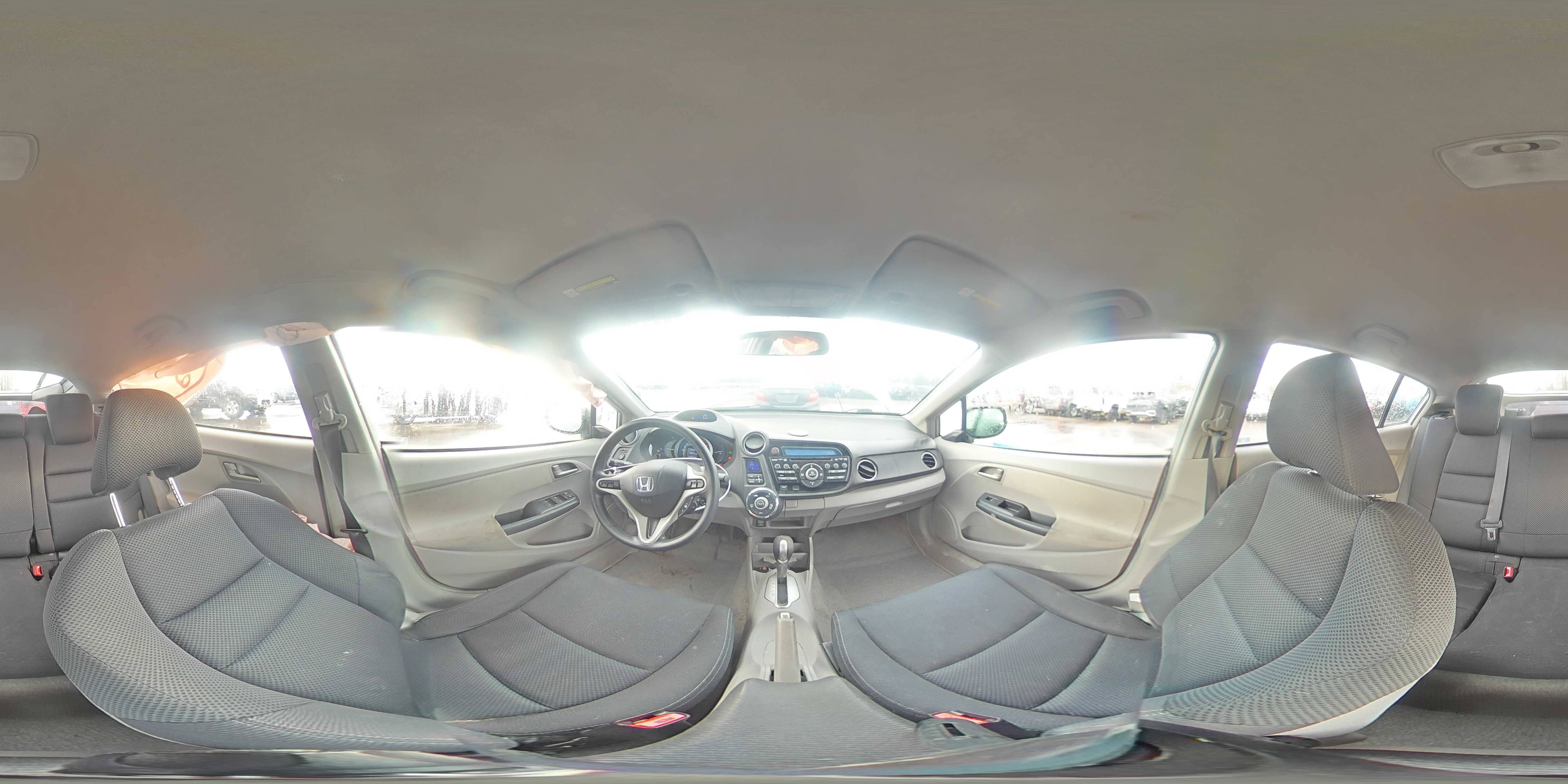 2011 Honda Insight VIN JHMZE2H74BS007268 Copart auction photo, side / rear end damage thumbnail 13