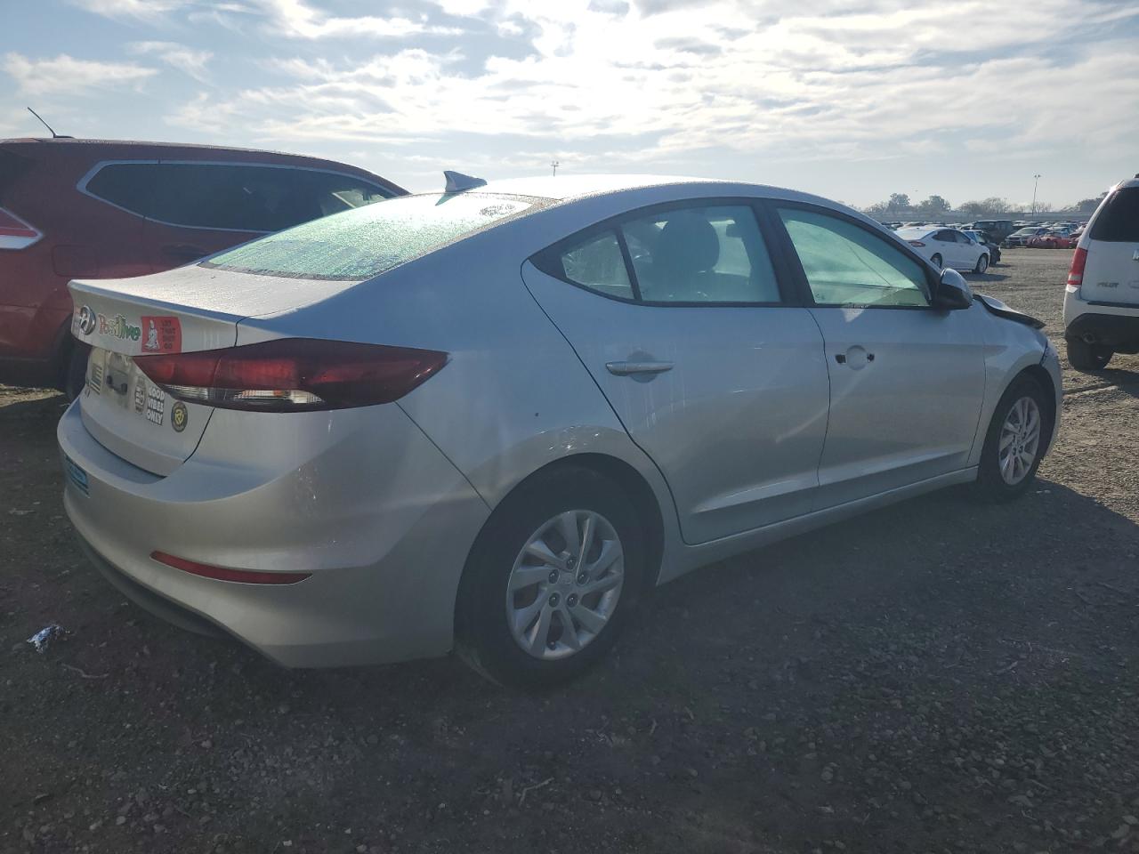 2017 Hyundai Elantra VIN 5NPD74LF5HH186539 Copart auction photo, front end / side damage thumbnail 3