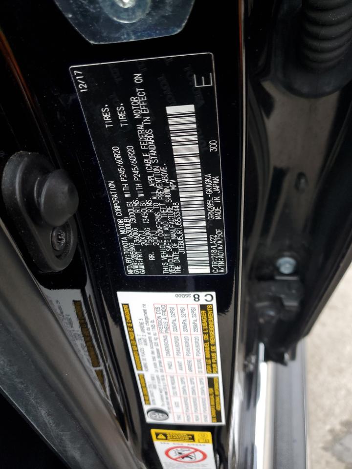 2018 Toyota 4Runner VIN JTEBU5JR1J5533448 Copart auction photo, front end damage thumbnail 15