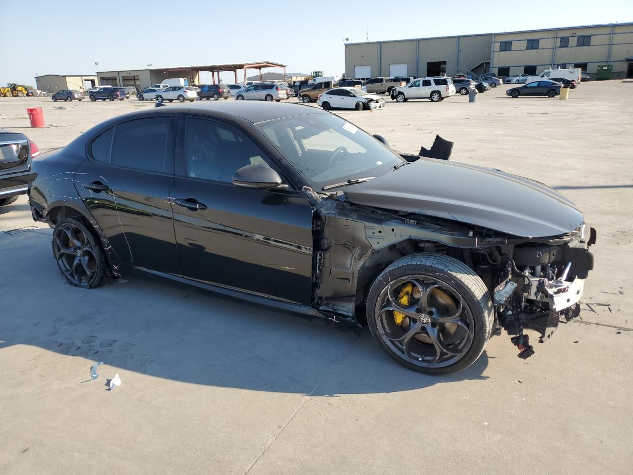 2020 Alfa Romeo Giulia VIN ZARFAMBN2L7638162 Copart auction photo, front end / rear end damage thumbnail 4