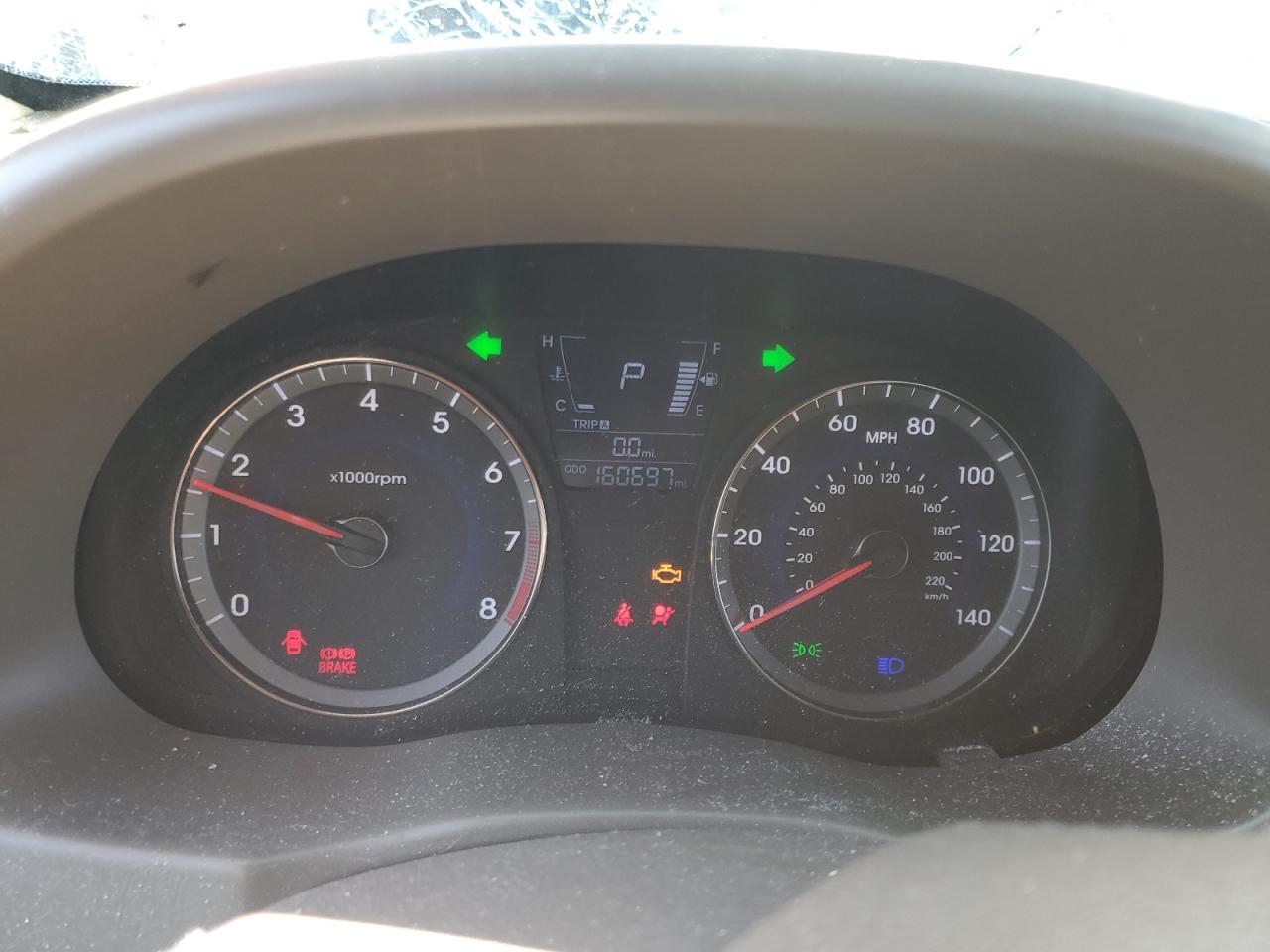 2013 Hyundai Accent VIN KMHCT4AE9DU497484 Copart auction photo, all over / rollover damage thumbnail 9