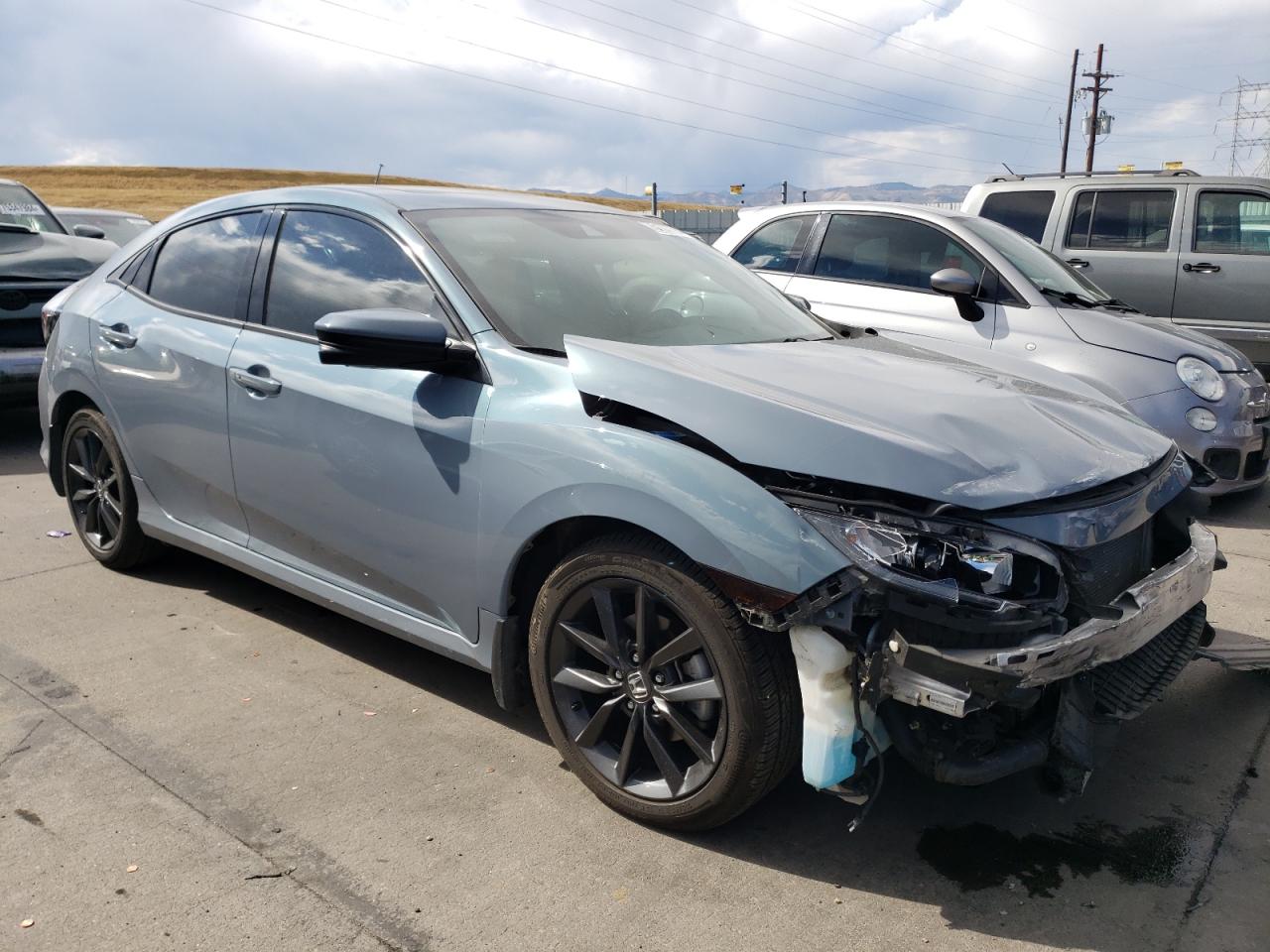 2020 Honda Civic VIN SHHFK7H88LU205349 Copart auction photo, front end / undercarriage damage thumbnail 4
