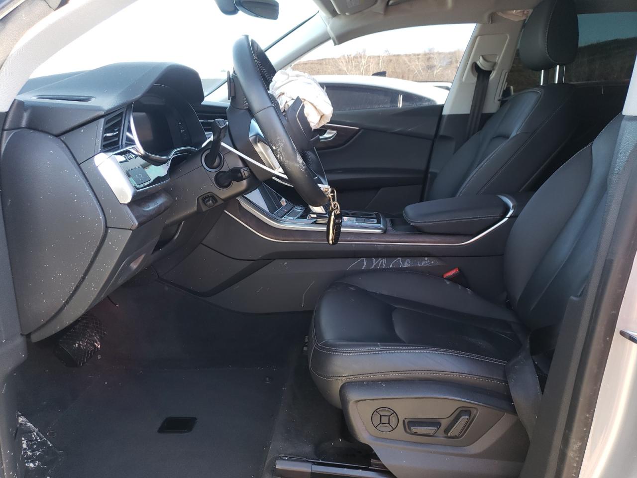 2020 Audi Q8 VIN WA1AVAF11LD018591 Copart auction photo, front end / undercarriage damage thumbnail 7