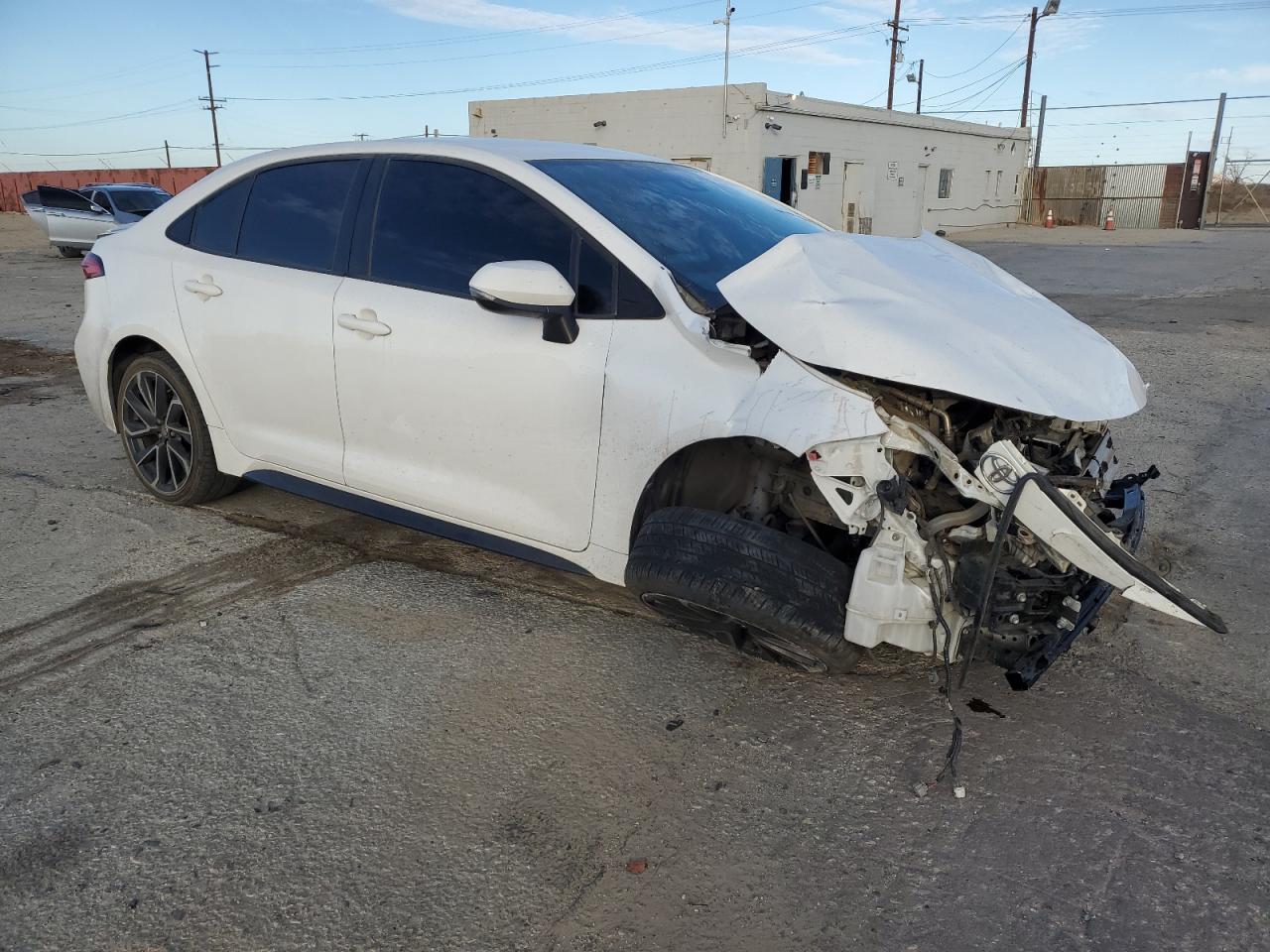 2020 Toyota Corolla VIN JTDS4RCE2LJ032259 Copart auction photo, all over damage thumbnail 4