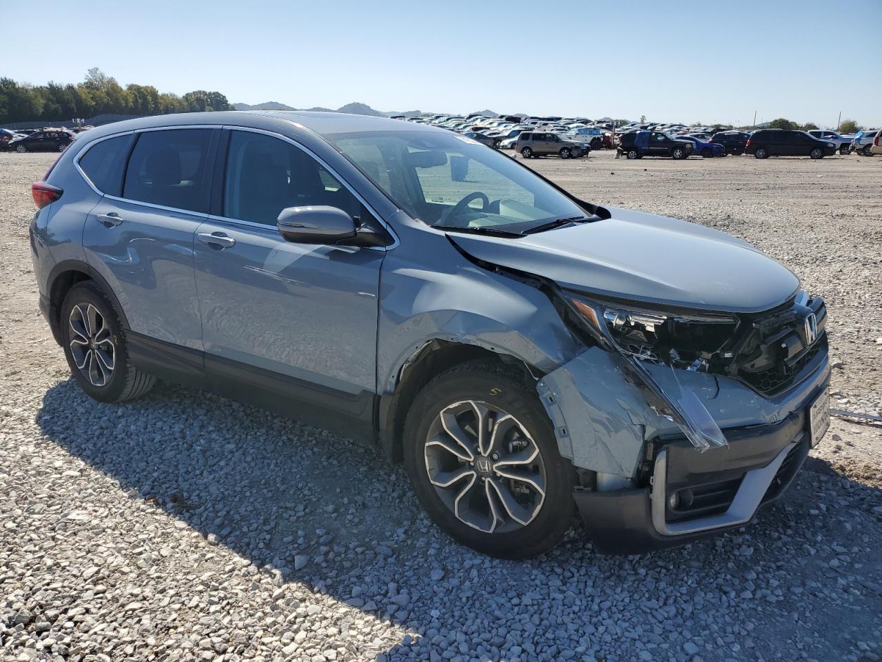 2022 Honda CR-V VIN 7FARW1H82NE020611 Copart auction photo, front end / side damage thumbnail 4