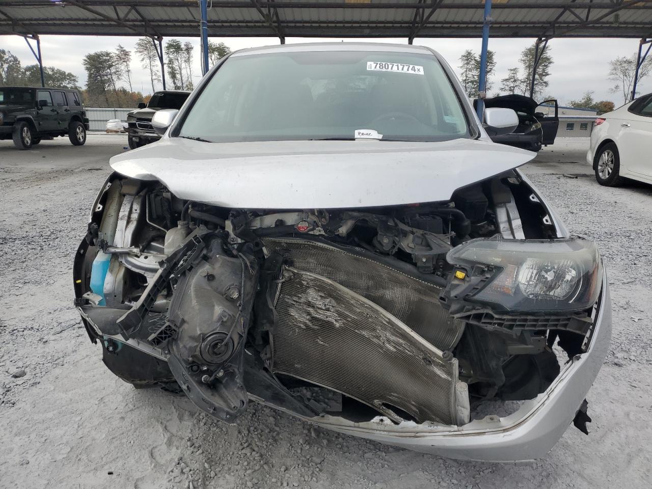 2013 Honda CR-V VIN 3CZRM3H52DG706976 Copart auction photo, front end damage thumbnail 5