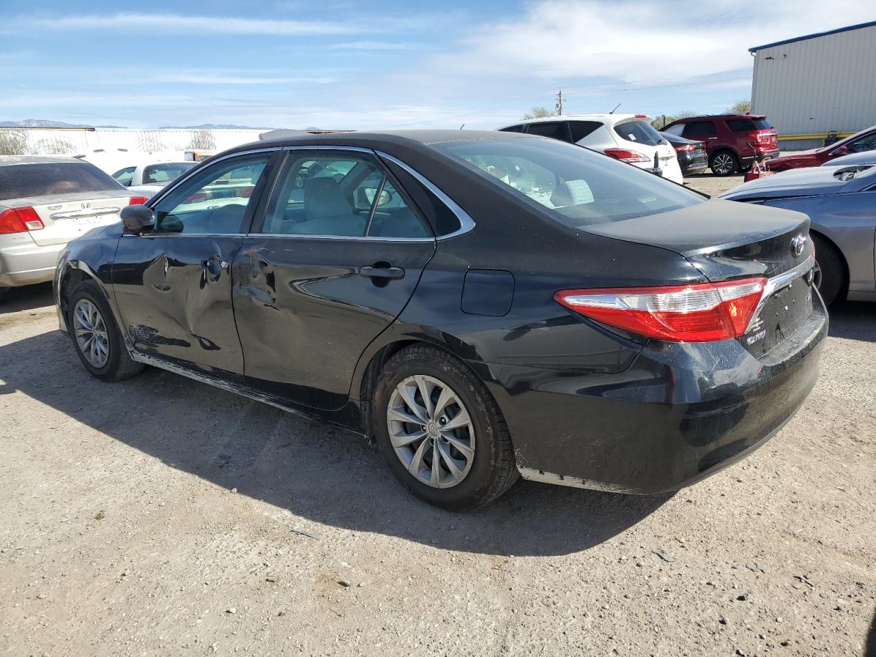 2016 Toyota Camry VIN 4T1BF1FK0GU167317 Copart auction photo, side / undercarriage damage thumbnail 2