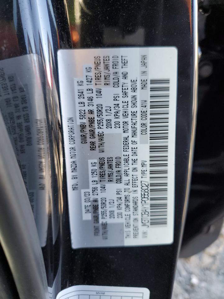 2023 Mazda CX-9 VIN JM3TCBAY1P0658027 Copart auction photo, all over damage thumbnail 13