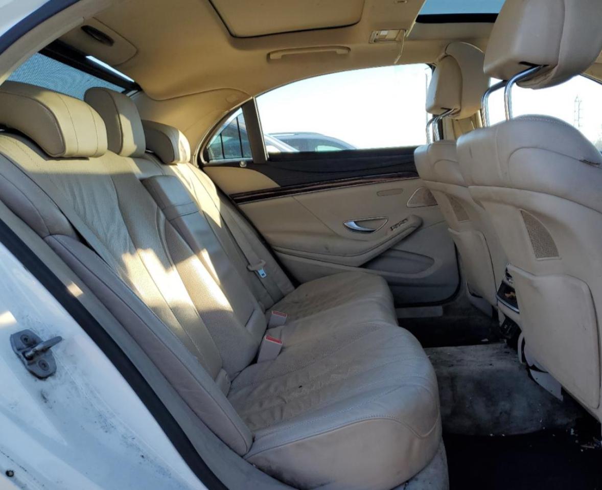 2015 Mercedes-Benz S-klasse VIN WDDUG8FB0FA126565 Copart auction photo, side damage thumbnail 10