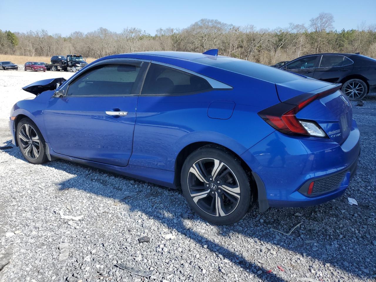 2016 Honda Civic VIN 2HGFC3B98GH353382 Copart auction photo, front end / side damage thumbnail 2