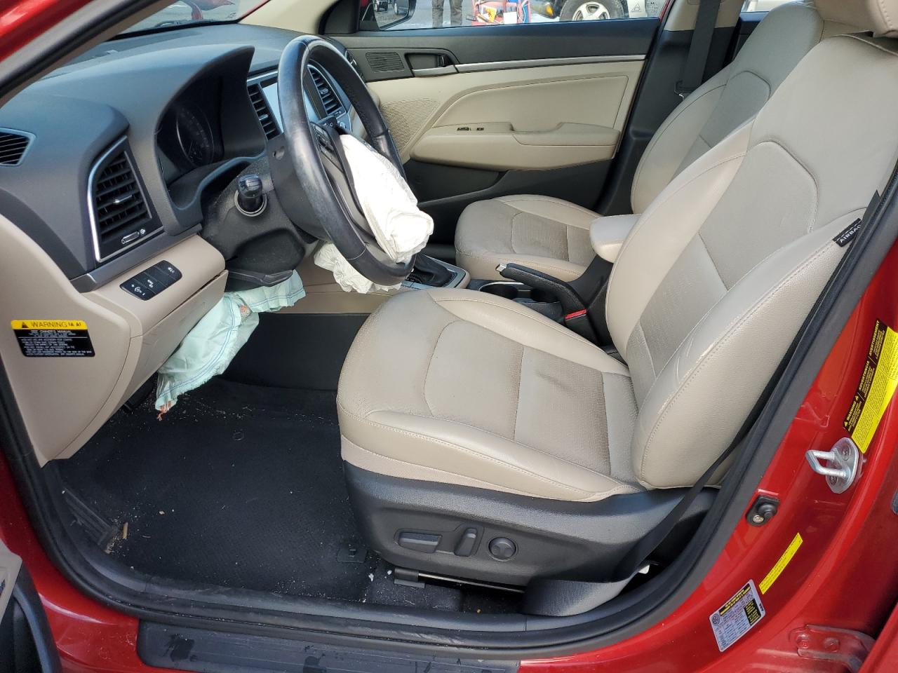 2017 Hyundai Elantra VIN KMHD84LF3HU211792 Copart auction photo, front end / minor dent/scratches damage thumbnail 7