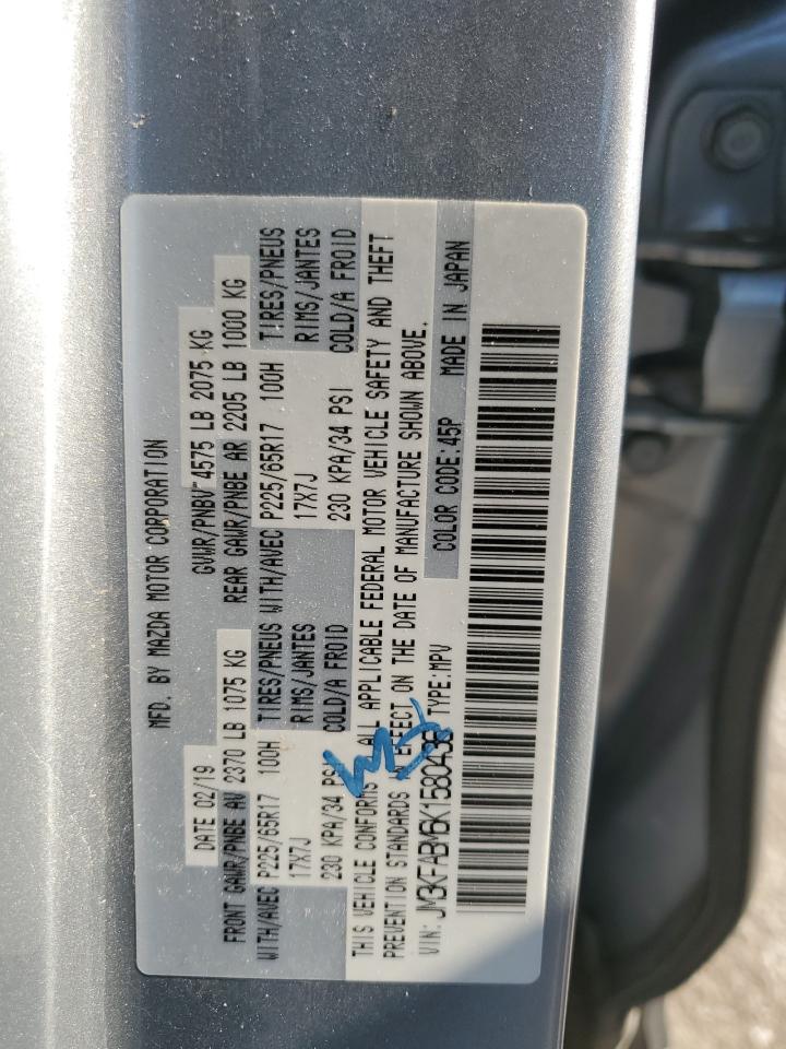 2019 Mazda CX-5 VIN JM3KFABM6K1580436 Copart auction photo, front end damage thumbnail 15