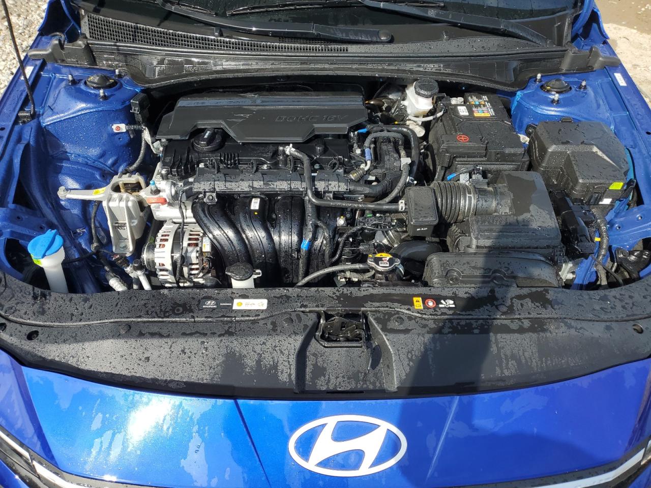 2024 Hyundai Elantra VIN KMHLL4DG9RU713578 Copart auction photo, side damage thumbnail 11