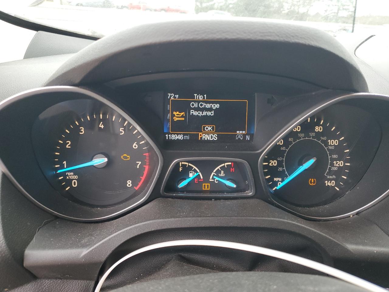 2017 Ford Escape VIN 1FMCU0GD8HUB40517 Copart auction photo, mechanical / minor dent/scratches damage thumbnail 9
