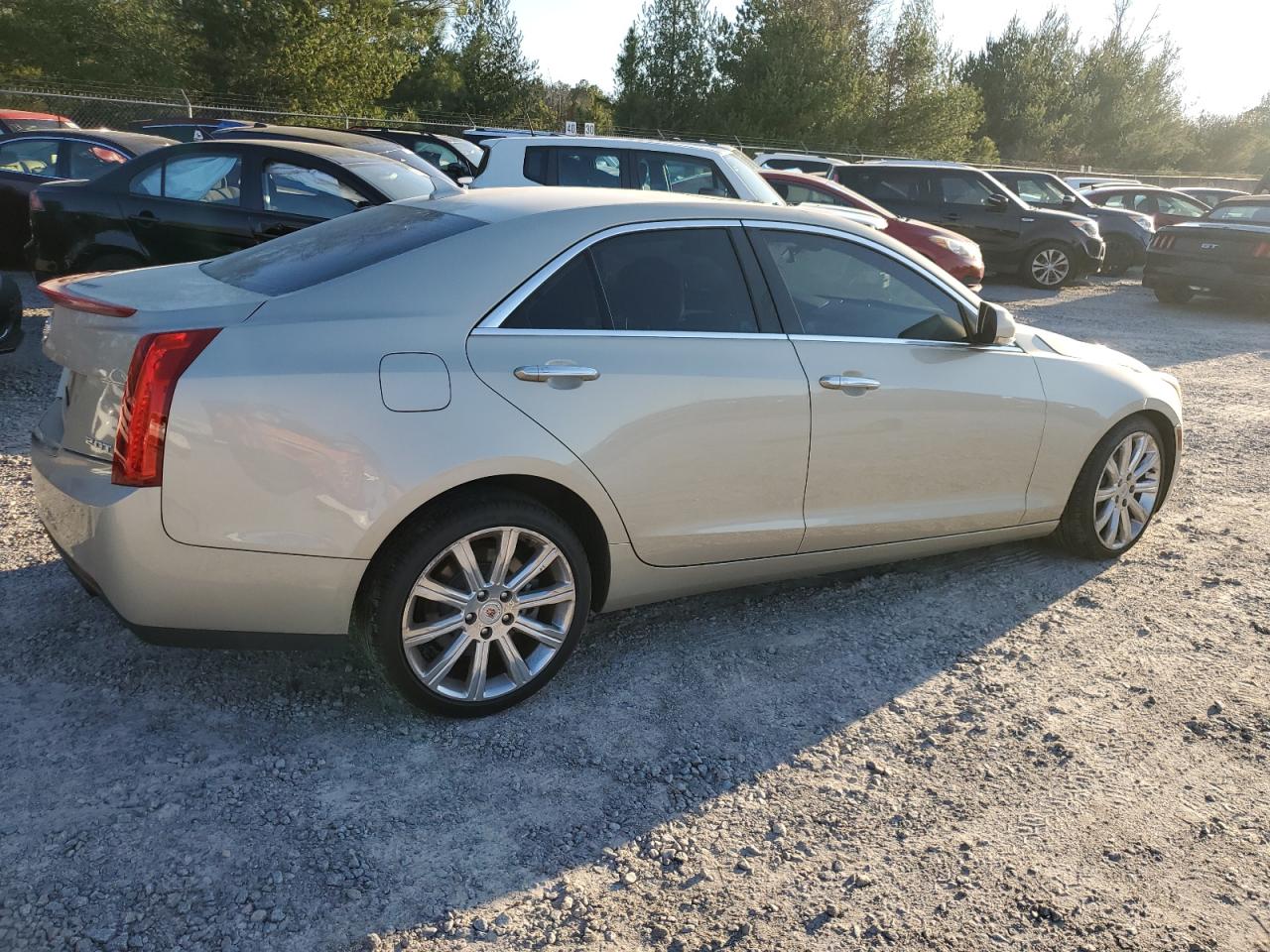 2014 Cadillac ATS VIN 1G6AH5RX9E0117273 Copart auction photo, front end damage thumbnail 3